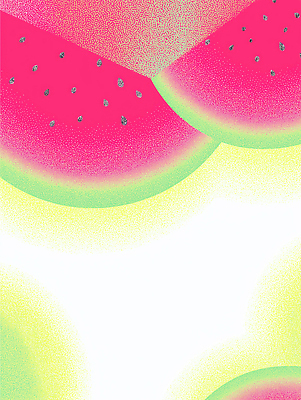 JPG 식물 디자인 예술 분홍색 컬러 백그라운드 패턴 과일 일러스트 수박 그래픽 초록색 여름 청춘 노란색 모던 그림 화사함 상큼 국내일러스트 AI일러스트 AI콘텐츠 계절 컨셉 무늬 파일형식