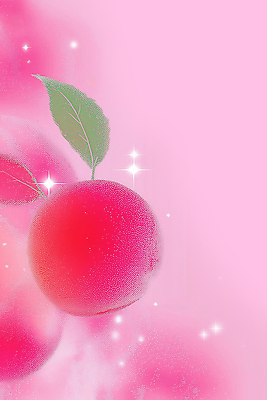 JPG 디자인 분홍색 컬러 백그라운드 잎 과일 일러스트 자연 추상 그래픽 반짝임 고요 감각 달콤 사과 그림 과즙 소프트 국내일러스트 AI일러스트 AI콘텐츠 식물 무늬 모션 맛 생태계 파일형식