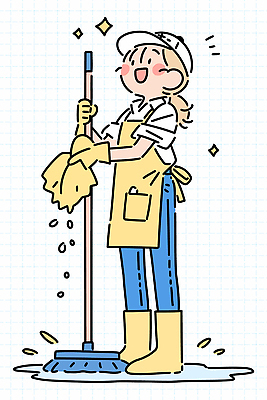 장갑 가사 일러스트 일상 물 머리 환경 주방 깨끗함 청결 외투 공간 도구 작업 청소 소중 국내일러스트 AI파일 자연요소 잡화 컨셉 상의 라이프 신체부위 위생 파일형식 벡터