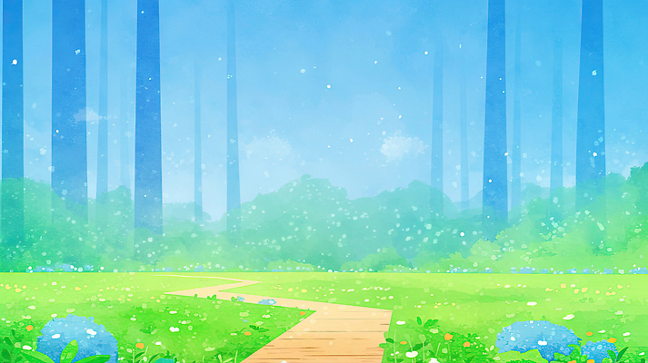 JPG 나무 꽃 여행 일러스트 자연 날씨 풍경 초원 야외 여름 크리스마스트리 평화 환경 산책로 숲 생태계 뷰티풀 하이커 국내일러스트 AI일러스트 AI콘텐츠 식물 계절 길 컨셉 크리스마스 파일형식