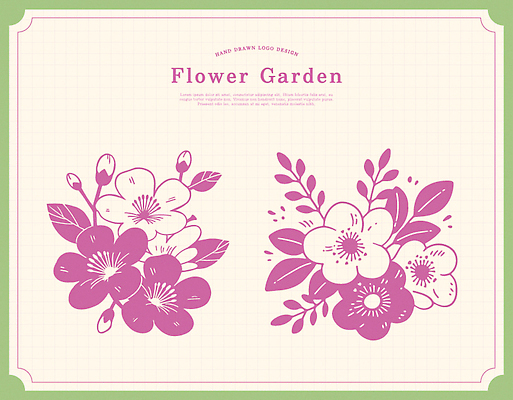 식물 디자인 꽃 예술 꽃다발 일러스트 자연 그래픽 장식 정원 심볼 화사함 조화 뷰티풀 색감 생동감 핸드메이드 국내일러스트 AI파일 컨셉 생태계 파일형식 벡터