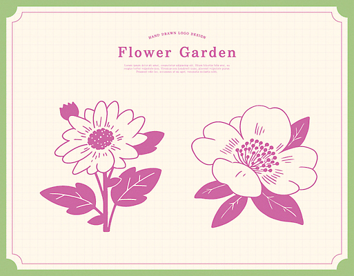 식물 디자인 꽃 예술 컬러 일러스트 자연 해바라기 그래픽 장미 정원 배열 심볼 원예 화사함 뷰티풀 플로리스트 국내일러스트 AI파일 직업 컨셉 취미 생태계 파일형식 벡터