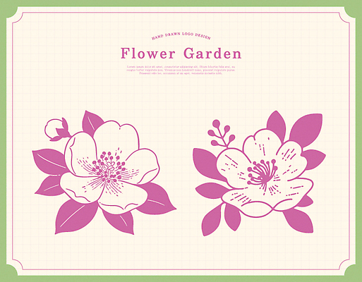 식물 디자인 꽃잎 꽃 예술 분홍색 일러스트 자연 생명 장식 여름 정원 제조 배열 화사함 조화 수공예 뷰티풀 창의성 국내일러스트 AI파일 계절 컬러 컨셉 공예 생태계 파일형식 벡터