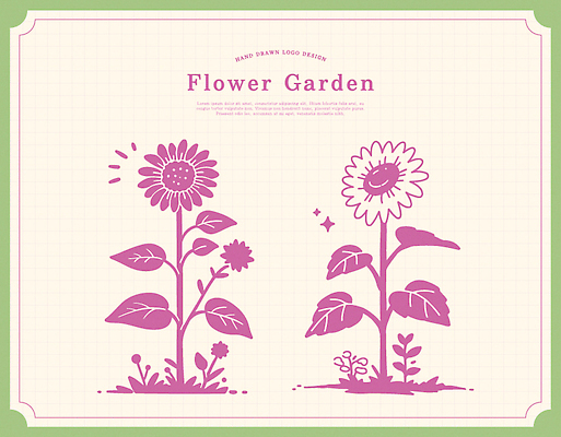 모양 식물 캐릭터 디자인 꽃 여유 예술 선 분홍색 일러스트 자연 생명 수채화 수묵화 정원 그림 감성 마감 뷰티풀 아기자기 국내일러스트 AI파일 감정 컬러 컨셉 미술 생태계 파일형식 벡터