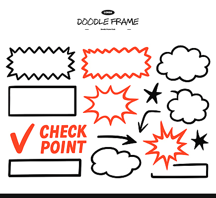 모양 디자인 컬러 스티커 패턴 일러스트 텍스트 그래픽 장식 스케치 알림 드로잉 창작 국내일러스트 AI파일 무늬 미술 파일형식 벡터