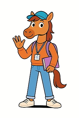 캐릭터 학생 옷 교육 컬러 가방 일러스트 학교 모션 상상 책 친구 귀여움 표현 인사 말_동물 즐거움 이미지 일러캐릭터 AI파일 잡화 감정 컨셉 포유류 관계 예절 파일형식 벡터