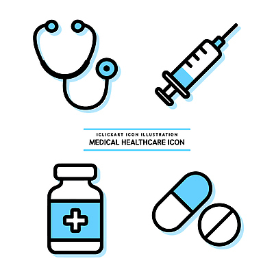 아이콘 의학 건강 주사기 파란색 알약 약 건강관리 검은색 기계 간호사 의사 2D아이콘 AI파일 컬러 의료기기 관리 의료진 파일형식 벡터