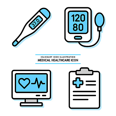 아이콘 의학 건강 그래픽 건강관리 모니터 자료 장비 맥박 체온계 측정 시스템 혈압계 혈액검사 2D아이콘 AI파일 의료기기 관리 컴퓨터 온도계 검사_조사 혈압 파일형식 벡터