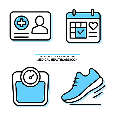 아이콘 운동화 의학 건강 관리 건강관리 헬스 정보 달력 도구 예방 체중계 2D아이콘 웰니스 AI파일 카드프레임 신발 프레임 운동 파일형식 벡터