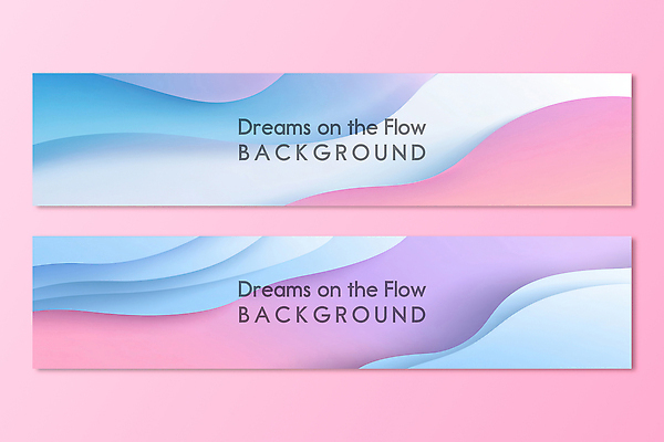 PSD 템플릿 디자인 배너템플릿 가로배너 예술 컬러 백그라운드 패턴 추상 흐름 감각 모던 부드러움 조화 예시 배너세트 배너 컨셉 무늬 가로 세트 파일형식