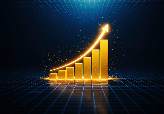 JPG 편집이미지 비즈니스 통계 성공 그래프 기술 경제 유행 자료 정보 금색 성장 분석 상승 혁명 이미지편집 AI컴퓨터그래픽 AI콘텐츠 컬러 컨셉 파일형식