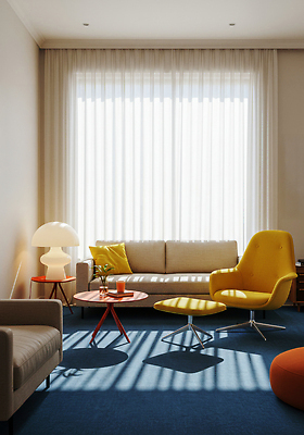 JPG 편집이미지 컬러 가구 거실 의자 창문 휴식 인테리어 소파 햇빛 분위기 편안함 편집실사 AI포토 AI콘텐츠 디자인 생활용품 컨셉 태양 감각 CG 파일형식