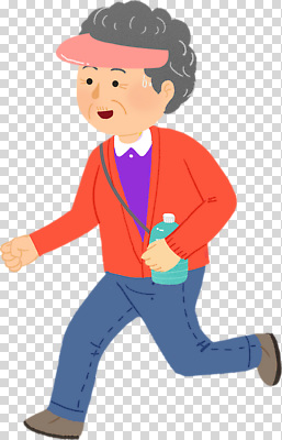 옷 신발 모션 건강 성인 라이프 운동 물통 파일형식 노년 달리기 물병 운동복 생동감 힘 외출 걷기 스트레칭 일상 습관 운동화 편집이미지 PNG
