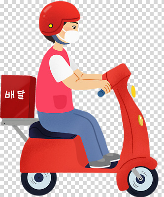 편집이미지 도로 음식 교통 이동 가방 마스크 안전 일상 빨간색 오토바이 도시 배달원 배송 서비스 주행 PNG 직업 잡화 길 컬러 컨셉 교통시설 라이프 바이크 파일형식