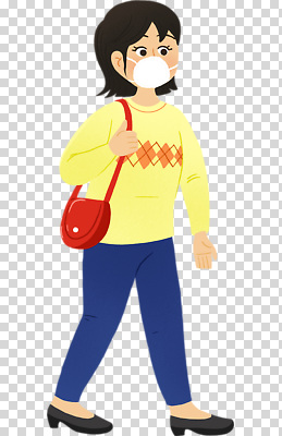 편집이미지 여자 패션 여행 거리 마스크 일상 걷기 청바지 외출 PNG 스타일 바지 모션 사람 라이프 파일형식