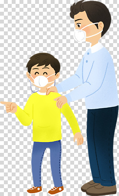 편집이미지 교육 어린이 가정 건강 마스크 안전 부모 자녀 가르침 아빠 호흡 보호 PNG 습관 소통 착용 컨셉 가족 사람 파일형식