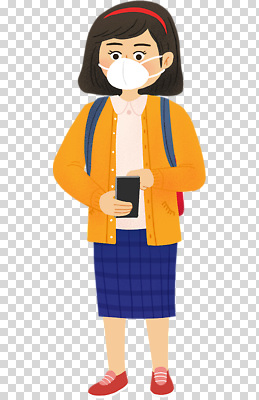 편집이미지 학생 옷 여자 교육 가방 교실 청소년 건강 마스크 일상 스마트폰 치마 카디건 PNG 잡화 학교 하의 사람 라이프 핸드폰 스마트기기 외투 파일형식