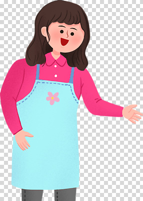 편집이미지 캐릭터 디자인 여자 꽃 주방용품 요리 손짓 앞치마 인사 주부 PNG 아기자기 식물 생활용품 컨셉 모션 사람 예절 파일형식 오브젝트