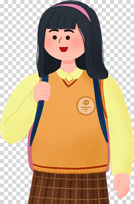 편집이미지 학생 교육 행복 교복 어린이 배낭 학교 청소년 미소 소녀 일본 출발 PNG 옷 여자 감정 아시아 컨셉 가방 표정 사람 파일형식