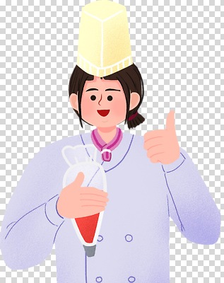 편집이미지 음식 빵 컬러 디저트 아이디어 요리 미소 장식 케이크 요리사 따봉 PNG 제빵사 창의력 직업 컨셉 표정 최고 파일형식