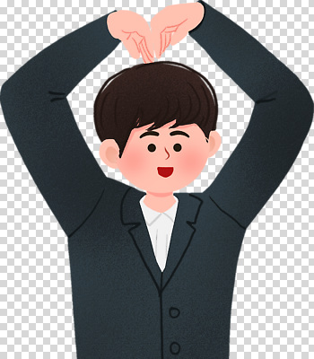 편집이미지 남자 감정 모션 표정 사랑 웃음 사람 정장 하트 표현 PNG 브이넥 모양 옷 티셔츠 파일형식 셔츠 상의