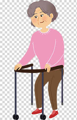 편집이미지 노년 할머니 이동 가족 손자 따뜻함 건강 사랑 안전 생활 운동 걷기 스웨터 PNG 보행기 지원 여자 남자 감정 컨셉 상의 관계 모션 성인 손주 파일형식