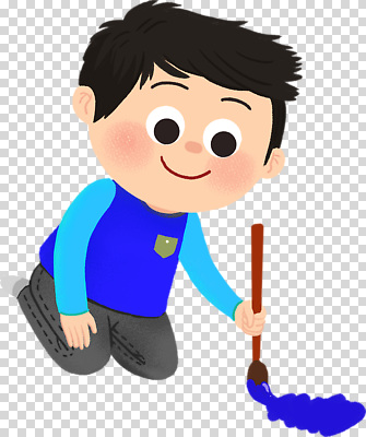 편집이미지 어린이 예술 컬러 모션 놀이 바닥 소년 파란색 물감 그리기 즐거움 PNG 오후 창의성 창작 남자 감정 사람 미술도구 파일형식 오브젝트