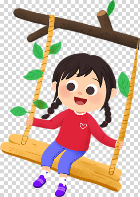 나무 편집이미지 행복 어린이 잎 모션 자연 놀이 땋은머리 웃음 소녀 야외 초록색 스웨터 즐거움 그네 PNG 식물 헤어스타일 여자 감정 컬러 상의 표정 사람 생태계 파일형식 옷