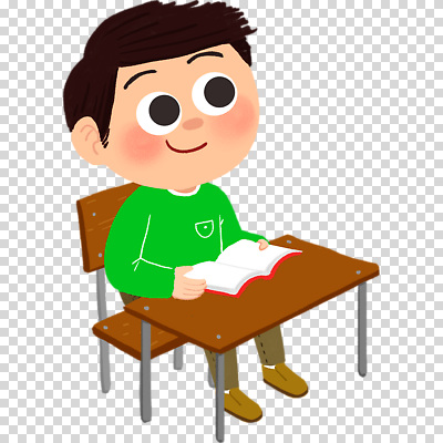 교육 남자 감정 어린이 가구 컨셉 학교 모션 표정 사람 파일형식 소년 책 읽기 교실 즐거움 학습 의자 집중 호기심 웃음 편집이미지 PNG