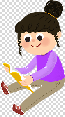 감정 컬러 컨셉 모션 사람 내부 감각 파일형식 어린이 책 읽기 실내 즐거움 기쁨 노란색 표정 편안함 그림 호기심 교육 놀이 상상력 편집이미지 PNG