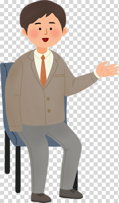 옷 가구 컨셉 회사 비즈니스 모션 말하기 사람 파일형식 남자 사무실 대화 정장 강의 의자 손짓 설명 분위기 직장 회의 편집이미지 PNG