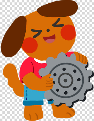 편집이미지 캐릭터 분홍색 티셔츠 표정 웃음 상반신 장난감 귀여움 기계 청바지 부속품 강아지 PNG 컬러 컨셉 셔츠 바지 반려동물 개 오브젝트 파일형식