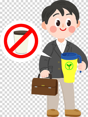직업 문자 옷 가방 비즈니스 자연 사람 컵 환경 보호 일회용 파일형식 종이컵 자연보호 사무실 남자 정장 서류가방 사무원 기호 의식 친환경 음료 작업 편집이미지 PNG