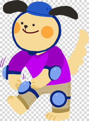 편집이미지 모션 놀이 안전 반려동물 귀여움 강아지 헬멧 보호장비 즐거움 PNG 아이템 무릎보호대 밝은색 동물 감정 컨셉 장비 개 파일형식