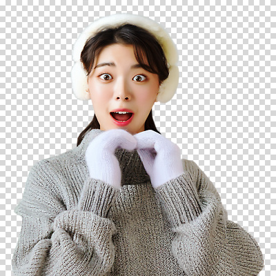 편집이미지 손 패션 장갑 겨울 따뜻함 표정 사랑 웃음 소녀 기쁨 하트 귀마개 머리장식 PNG 의료성형뷰티 스타일 모양 잡화 계절 여자 감정 어린이 신체부위 장식 파일형식