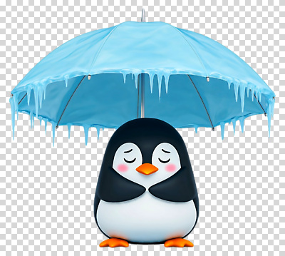 자연요소 교통 컨셉 조류 감각 파일형식 펭귄 우산 얼음 편안함 귀여움 동물 보호 비석 장식 컬러 캐릭터 교통수단 아이템 편집이미지 PNG