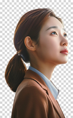 편집이미지 시선 여자 포즈 생각 하늘 조명 직장 표정 정장 머리 PNG 뷰티풀 우울감 의료성형뷰티 스타일 옷 감정 회사 사람 신체부위 파일형식