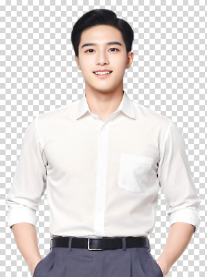 모델 편집이미지 패션 남자 포즈 미소 웃음 청년 카메라 매력적 모던 PNG 의료성형뷰티 스타일 컨셉 표정 사람 성인 전자제품 파일형식