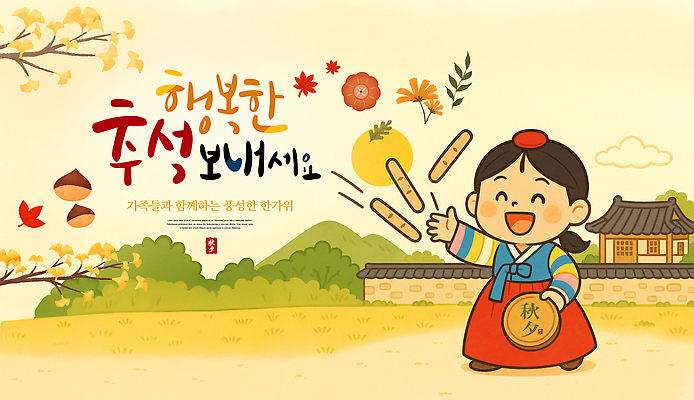 PSD 편집이미지 전통 명절 꽃 행복 문화 어린이 가족 한국 추석 기쁨 가을 축하 전통의상 이미지편집 식물 계절 기념일 감정 아시아 컨셉 관계 사람 파일형식