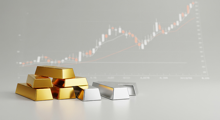 JPG 편집이미지 그래프 금융 경제 금속 시장 재산 주식 투자 상승 자본 금괴 재정 편집실사 AI포토 AI콘텐츠 컨셉 비즈니스 재질 황금 CG 파일형식