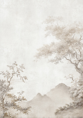 JPG 전통 백그라운드 일러스트 자연 산 회화 풍경 고요 매력적 분위기 윤곽 부드러움 조화 채색 수목 국내일러스트 AI일러스트 AI콘텐츠 컨셉 말하기 미술 감각 생태계 파일형식