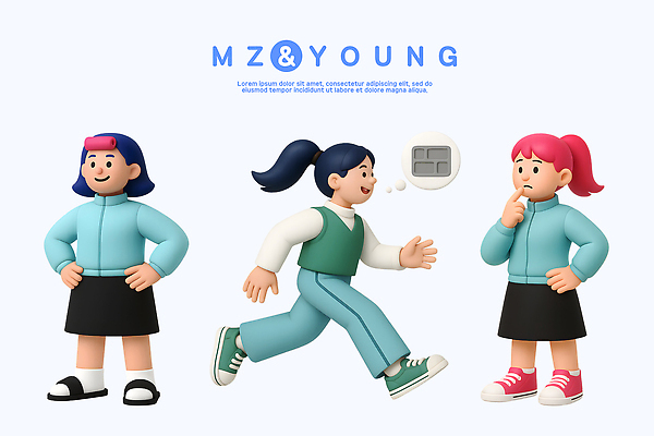 PSD 편집이미지 캐릭터 디자인 옷 감정 어린이 예술 포즈 모션 대화 그래픽 표현 즐거움 소통 창작 편집3D 컨셉 말하기 사람 3D 파일형식