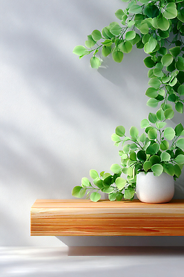 JPG 나무 식물 편집이미지 화분 잎 자연 조명 선반 실내 장식 인테리어 공간 신선 편안함 부드러움 편집실사 AI포토 AI콘텐츠 디자인 가구 내부 감각 CG 생태계 파일형식