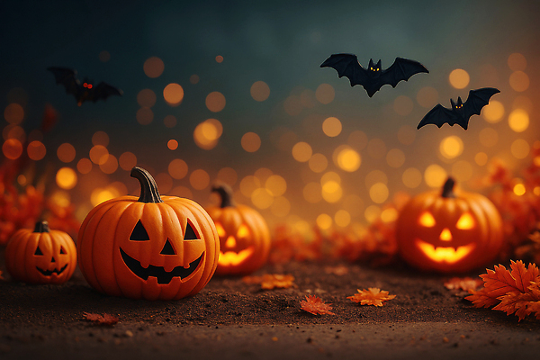 JPG 편집이미지 컬러 자연 호박 장식 빛 파티 축제 할로윈 가을 분위기 밤 즐거움 주말 박쥐 이미지편집 AI컴퓨터그래픽 AI콘텐츠 계절 감정 컨셉 채소 포유류 이벤트 견과류 생태계 파일형식