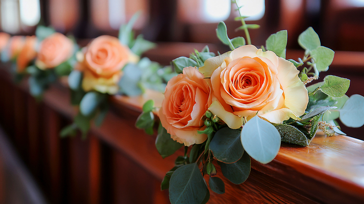 JPG 편집이미지 꽃 결혼 잎 벤치 자연 결혼식 이벤트 장식 교회 분위기 배열 뷰티풀 유칼립투스 편집실사 AI포토 AI콘텐츠 식물 컨셉 의자 종교건축 건물 CG 생태계 파일형식