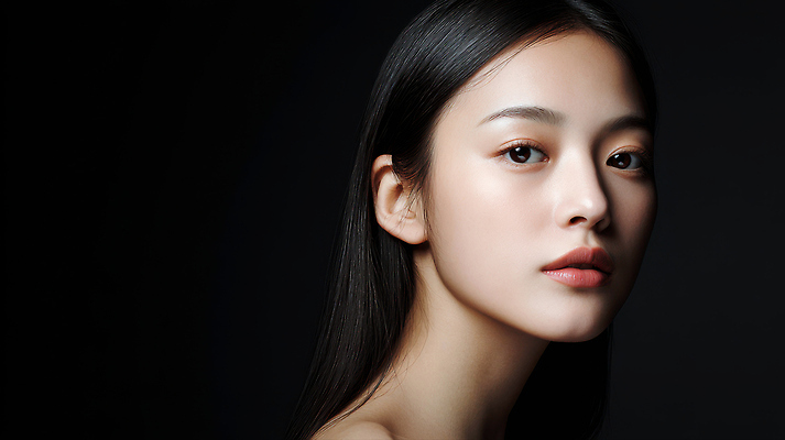 JPG 모델 편집이미지 여자 감정 조명 표정 미소 사람 촬영 고요 분위기 우아함 피부 각도 초상화 뷰티풀 의료성형뷰티 편집실사 AI포토 AI인물포토 AI콘텐츠 컨셉 신체부위 CG 그림 파일형식