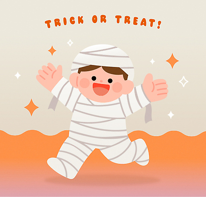 캐릭터 옷 어린이 컬러 백그라운드 일러스트 웃음 장식 달리기 귀여움 축제 활발 할로윈 즐거움 놀기 흥미 국내일러스트 AI파일 감정 컨셉 모션 표정 사람 파일형식 벡터