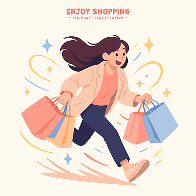 디자인 여자 패션 행복 길 컬러 가방 일러스트 모션 사람 그래픽 반짝임 쇼핑 유행 체험 소비 즐거움 상쾌 국내일러스트 AI파일 잡화 감정 컨셉 파일형식 벡터