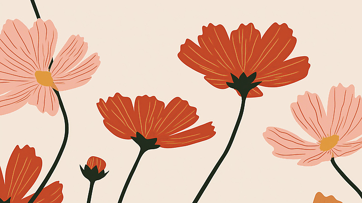 JPG 식물 캐릭터 디자인 꽃 예술 컬러 백그라운드 패턴 일러스트 자연 그래픽 디지털 봄 표현 작품 조화 뷰티풀 스타일 국내일러스트 AI일러스트 AI콘텐츠 계절 무늬 미술 생태계 파일형식