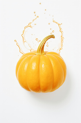 JPG 편집이미지 음식 채소 과일 자연 호박 건강 물 농장 노란색 수중 신선 장면 생동감 오뚝이 이미지편집 AI포토 AI콘텐츠 자연요소 컬러 농업 생태계 파일형식